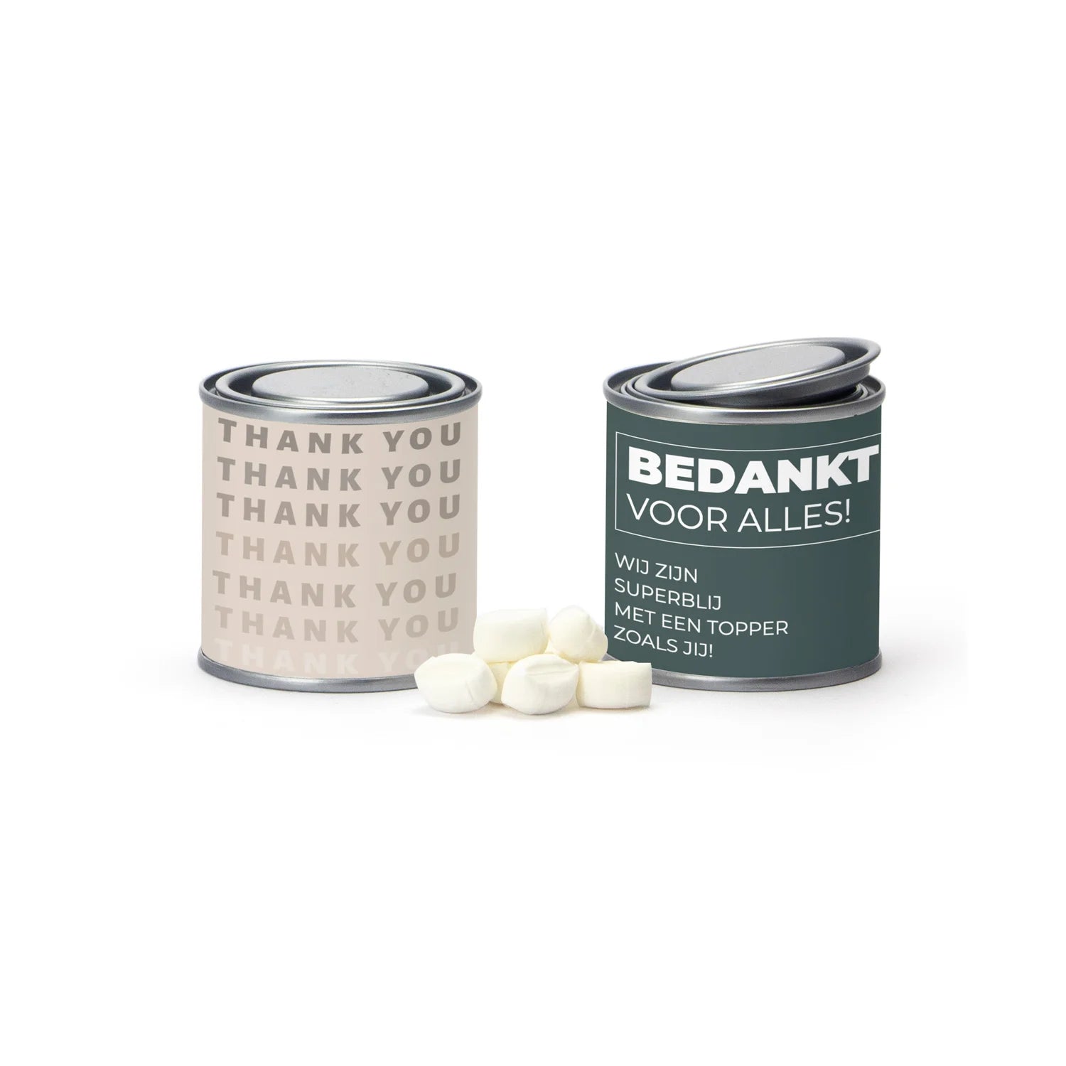 Verfblikje met snoepjes - Zakelijk - Bedankjes.nl