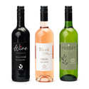 Fles wijn met eigen logo op etiket - Vrijwilliger