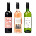 Fles wijn met persoonlijk etiket - Trouwen