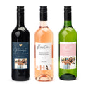 Fles wijn met persoonlijk etiket - Bedankje
