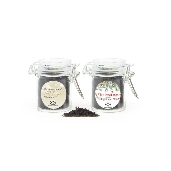 Thee in mini weckpotje - Kerst