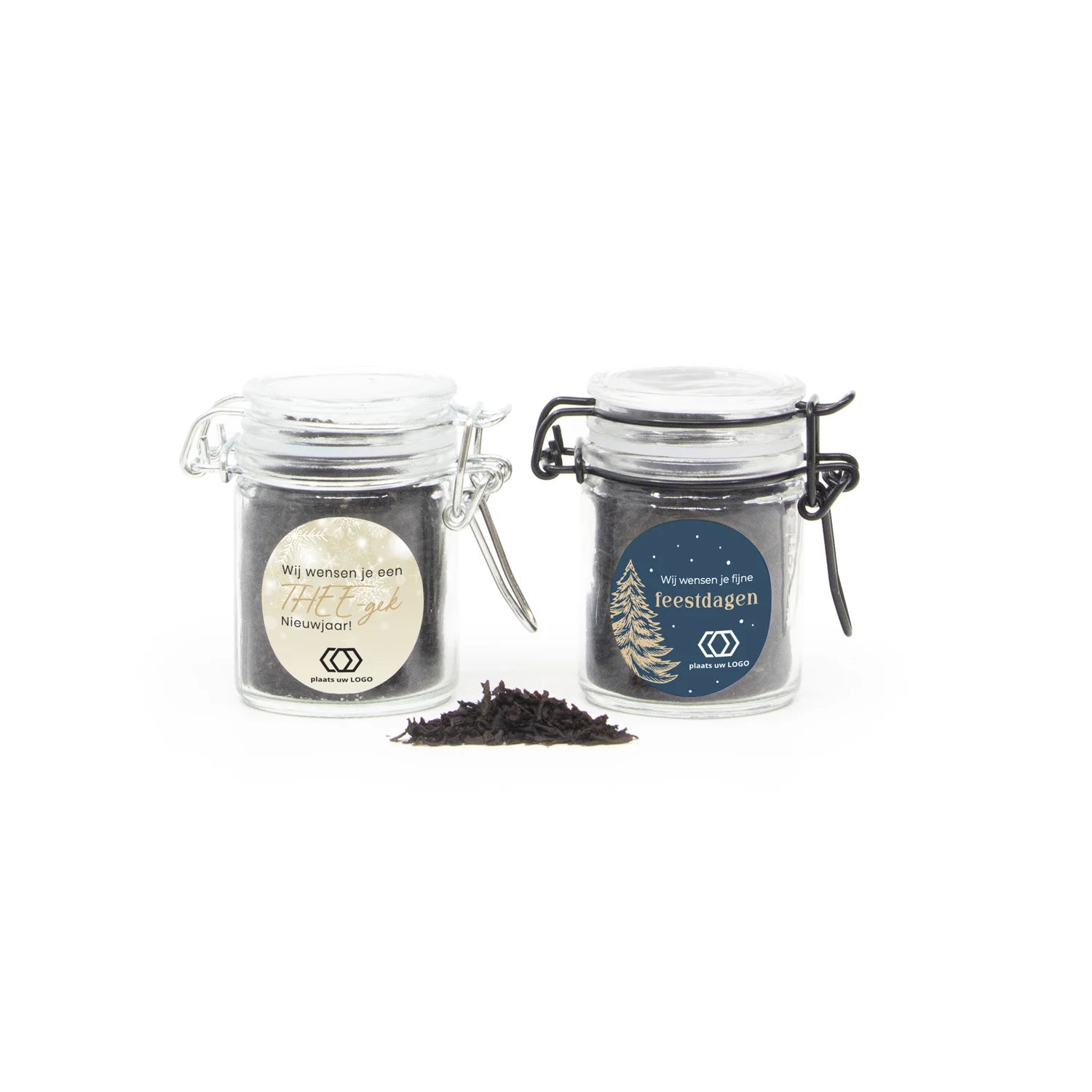 Thee in mini weckpotje - Kerst - Bedankjes.nl