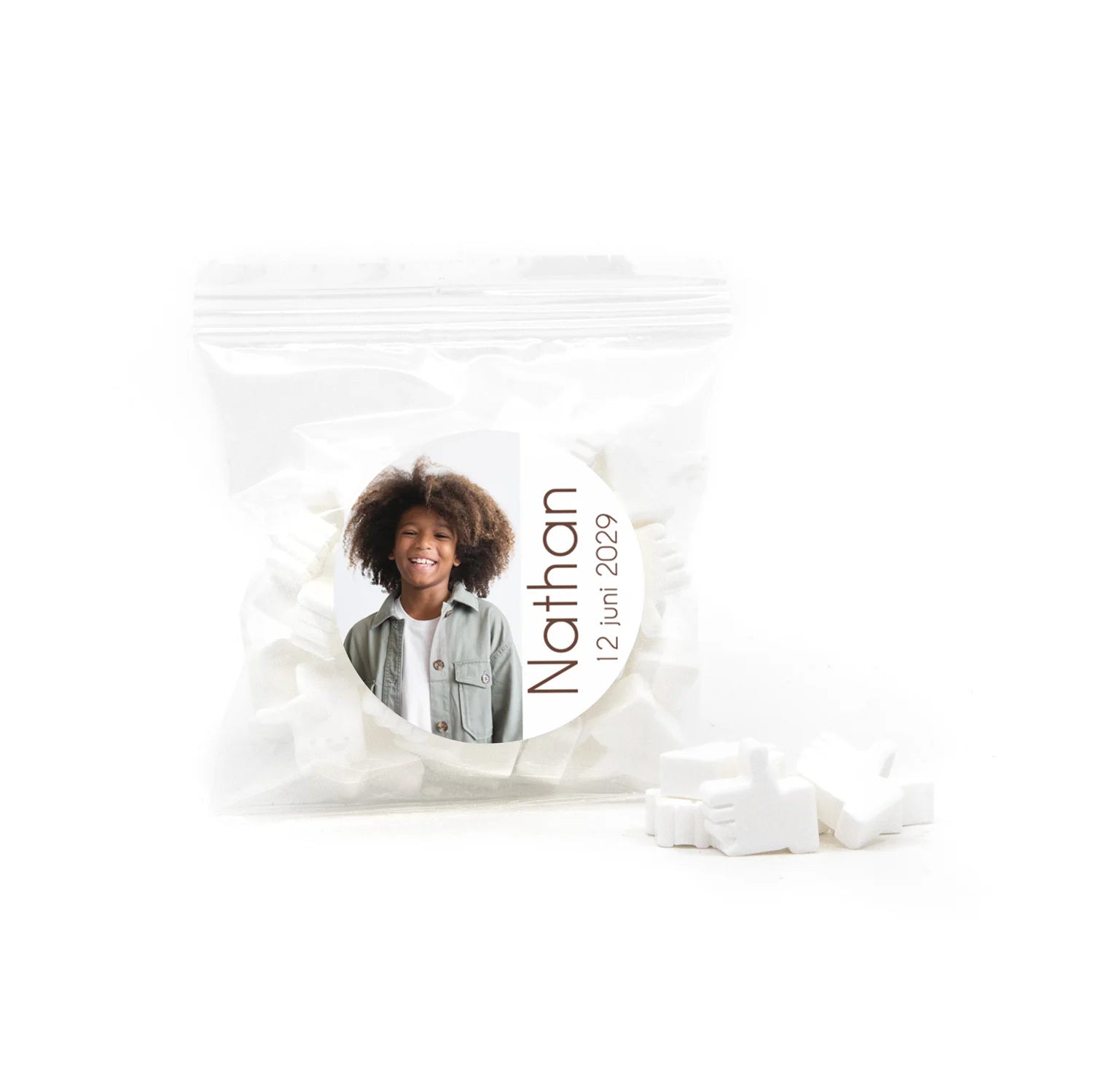 Zakje mint duimpjes - Communie Jongens