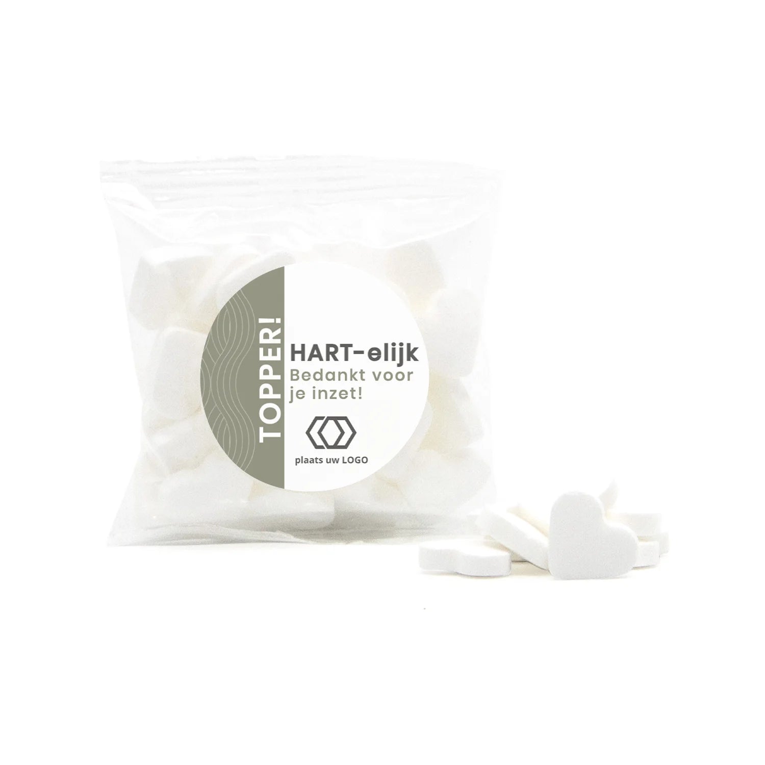Zakje minthartjes - Zakelijk - Bedankjes.nl