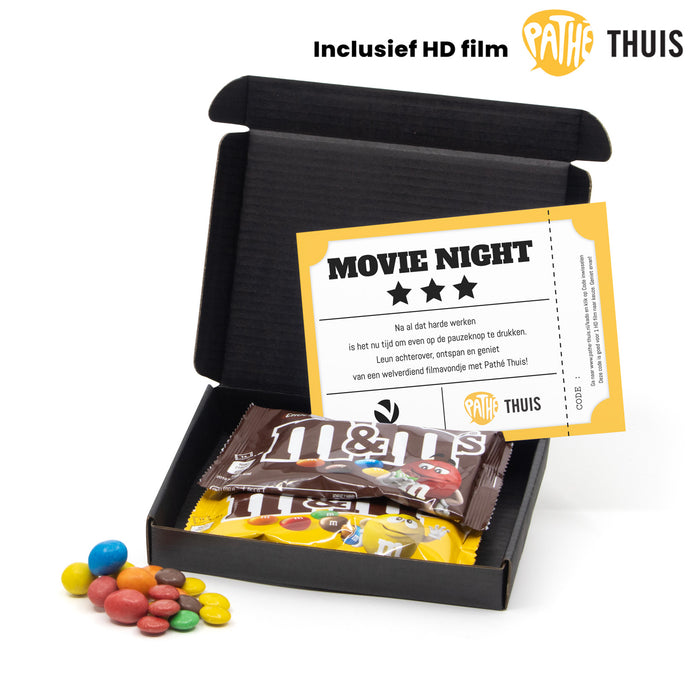 Pathé Thuis Filmavondje met m&m's