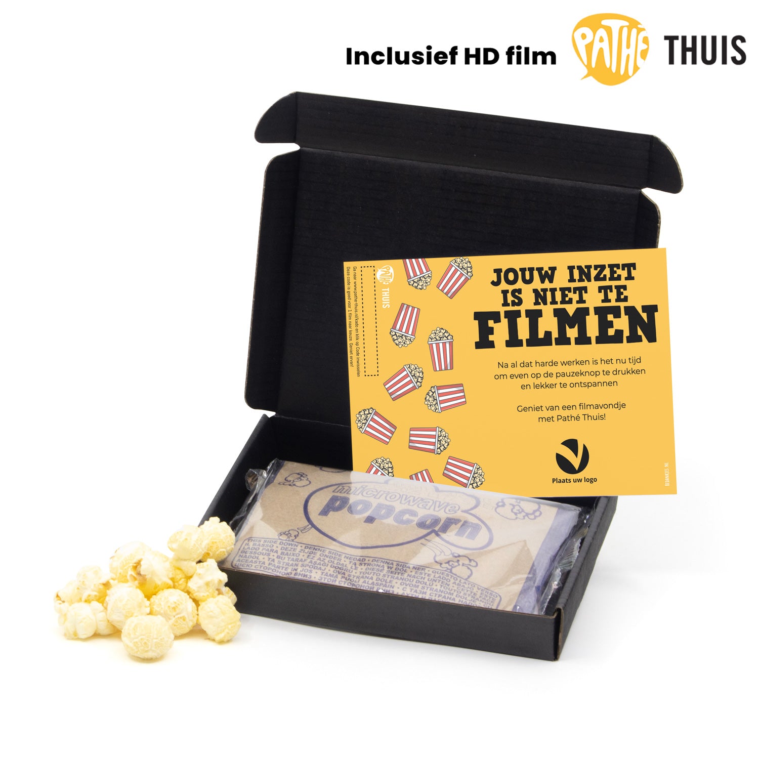 Pathé thuis filmavondje met Jimmy's popcorn - Bedankjes.nl