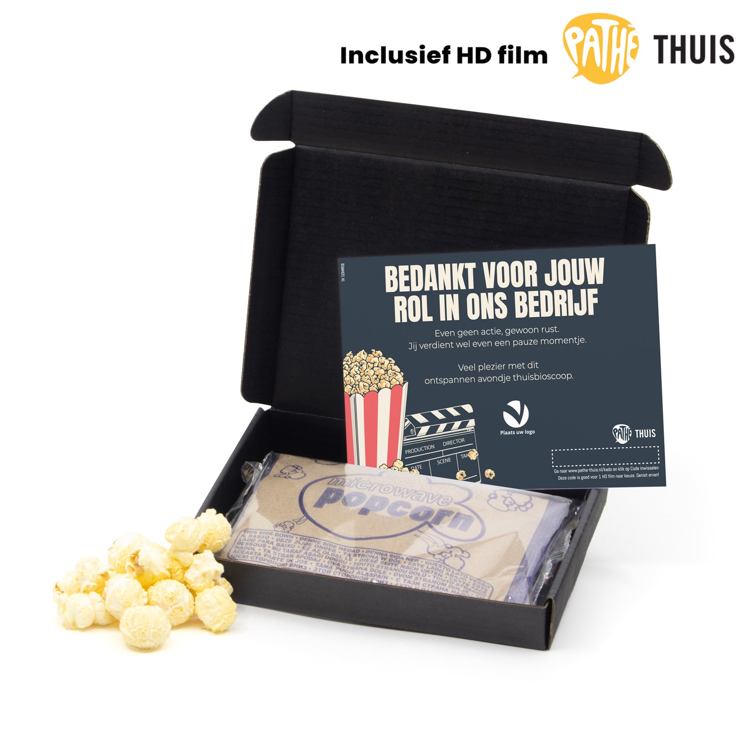 Pathé thuis filmavondje met Jimmy's popcorn - Bedankjes.nl