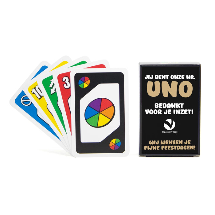 Seven to Zero kaartspel met etiket - Kerst