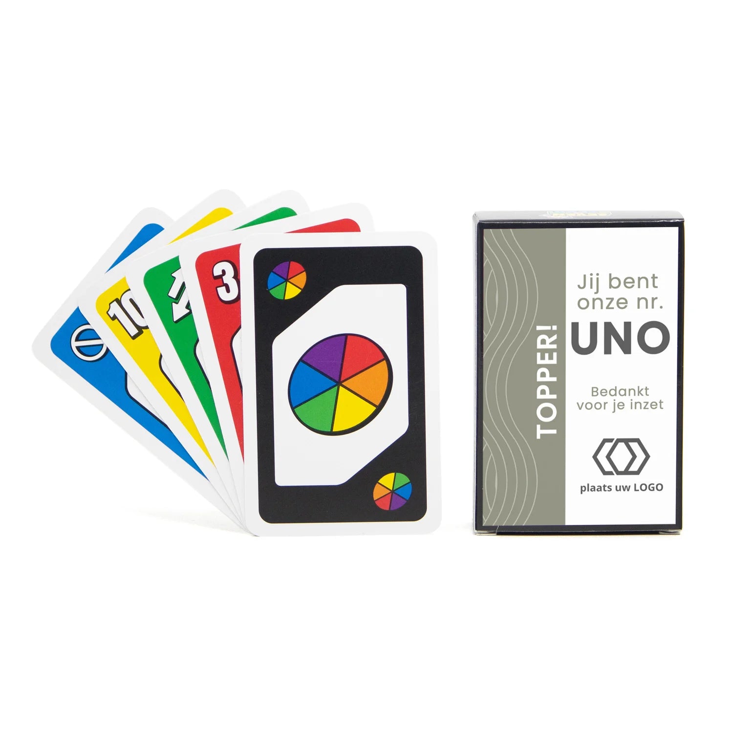 Seven to Zero kaartspel met persoonlijk etiket - Zakelijk - Bedankjes.nl