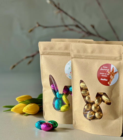 Stazak paashaas met paaseitjes - Pasen - Bedankjes.nl