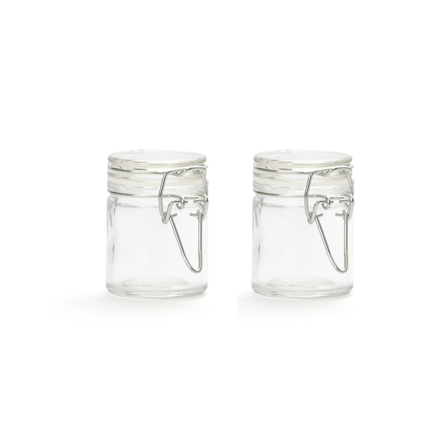 Mini glazen weckpotje met beugel - Bedankjes.nl