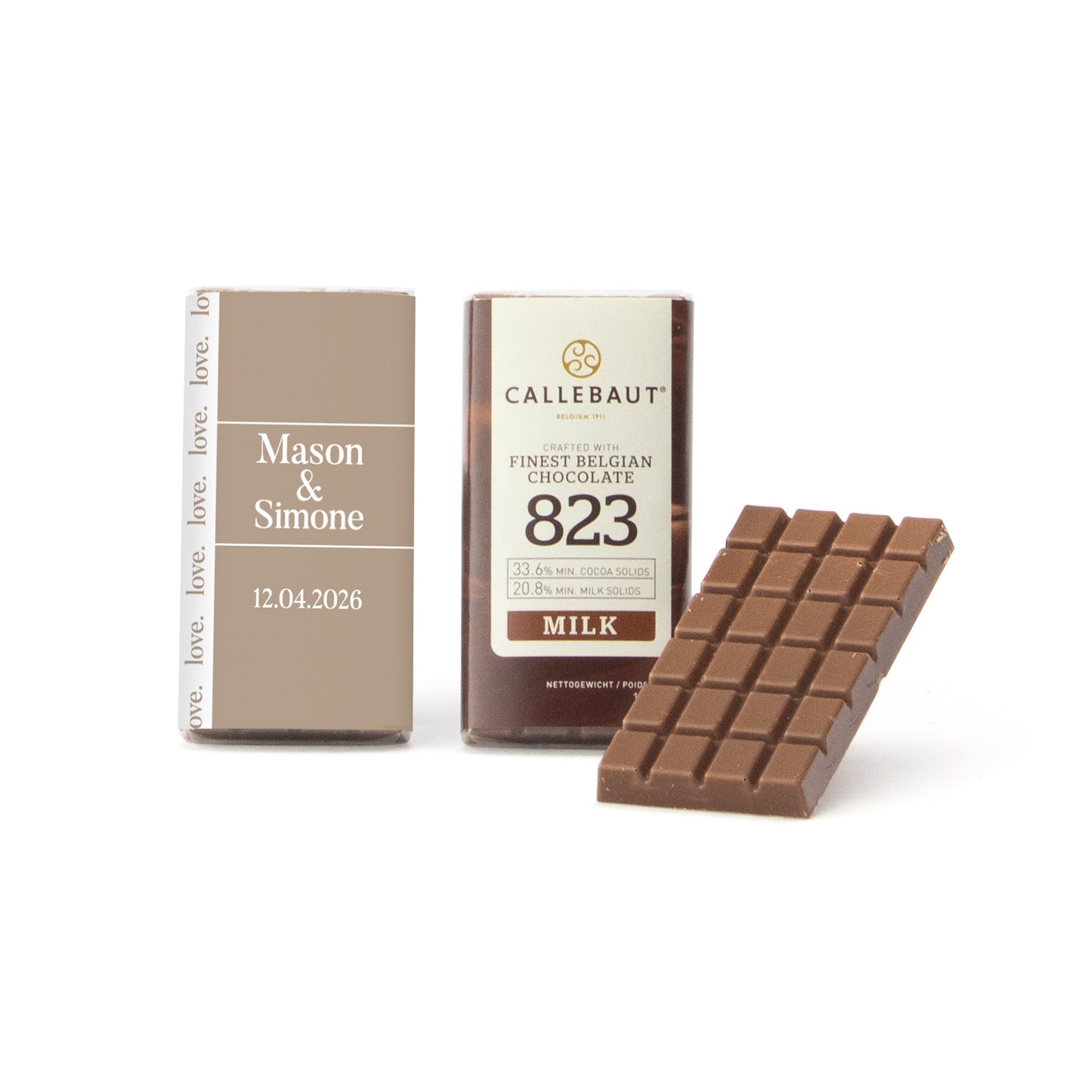 Callebaut chocolaatjes (25 stuks) - Trouwen - Bedankjes.nl