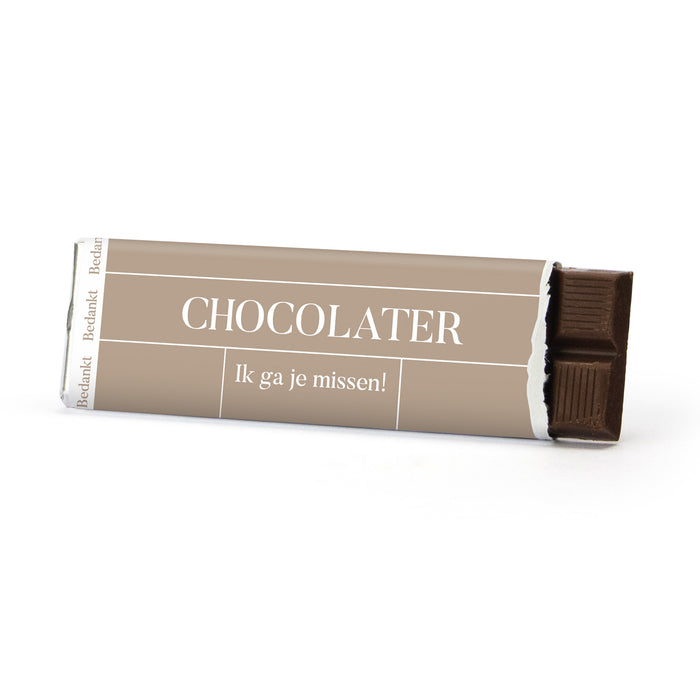 Chocoladereep - Afscheid Collega's