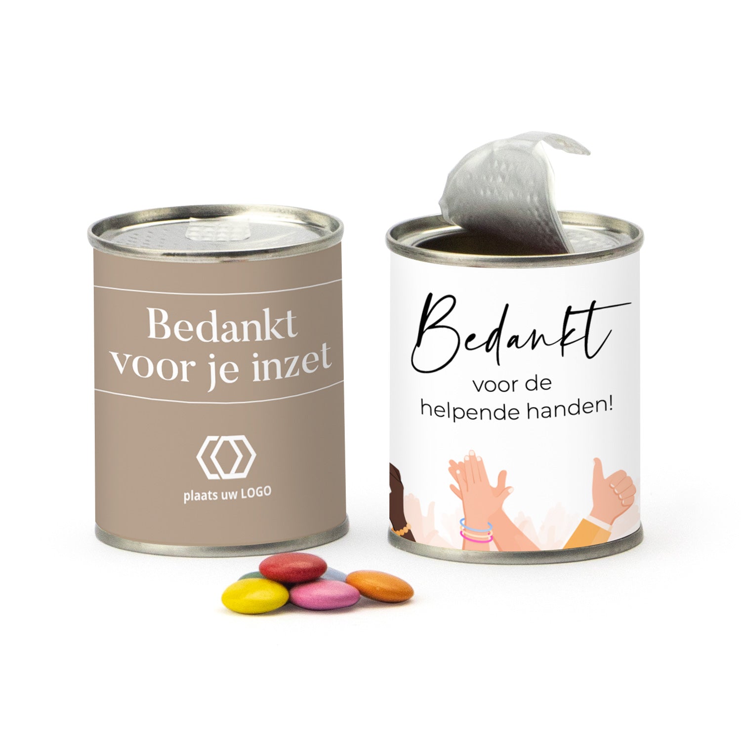 Blikje chocofeest - Zakelijk - Bedankjes.nl