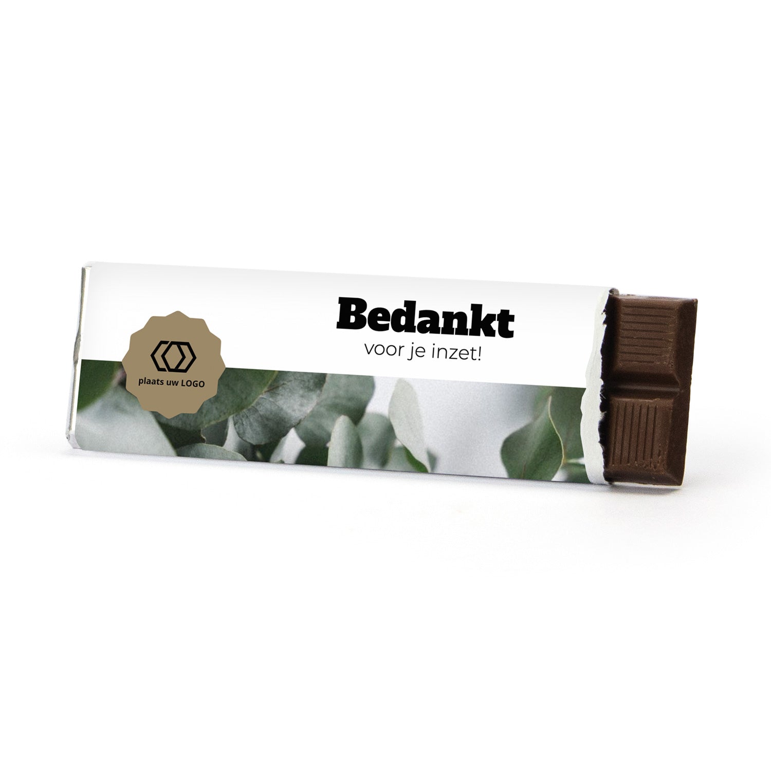 Chocoladereep met eigen wikkel - Zakelijk - Bedankjes.nl