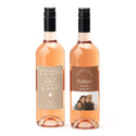 Fles Rosé wijn met persoonlijk etiket - Getuige - Bedankjes.nl