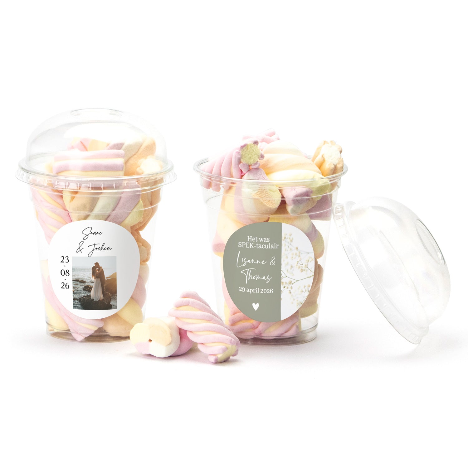 Een SPEKtaculaire feestbeker - Trouwen - Bedankjes.nl