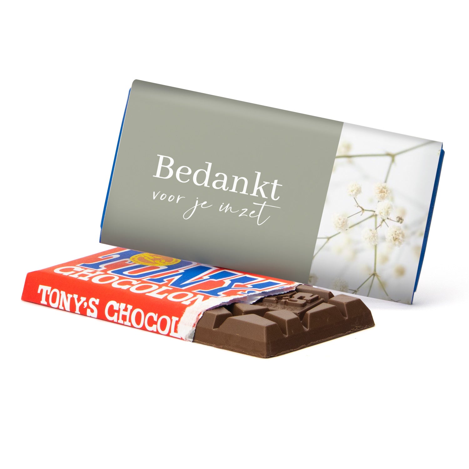 Tony's Chocolonely met eigen wikkel - Zakelijk - Bedankjes.nl