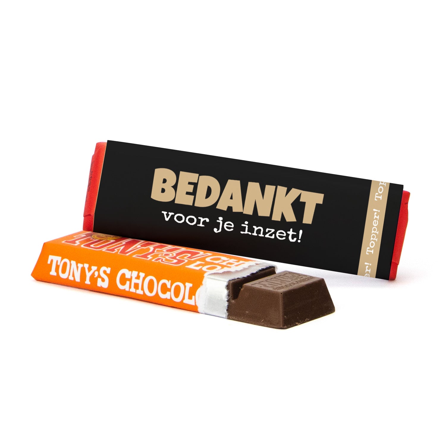Tony Chocolonely 50 gram met eigen wikkel - Zakelijk - Bedankjes.nl