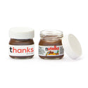 Potje nutella met eigen etiket - Verpleging - Bedankjes.nl